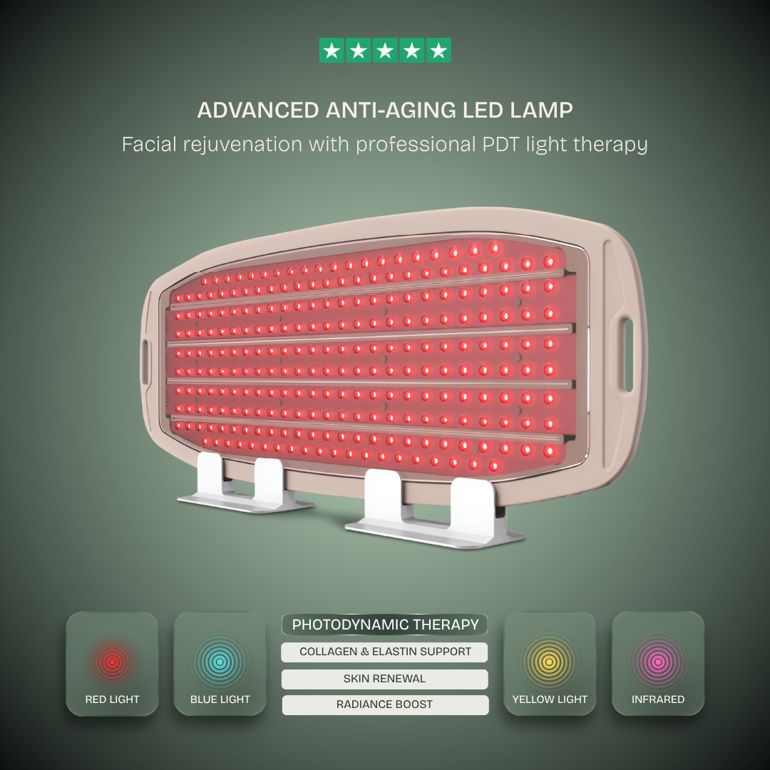 Pro PDT LED Lamp — Photodynamic Therapy for Face & Body