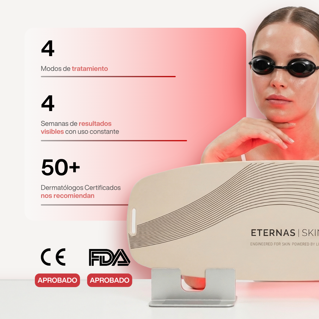 Lámpara LED Antiedad Avanzada - Tecnología Fotodinámica (PDT)