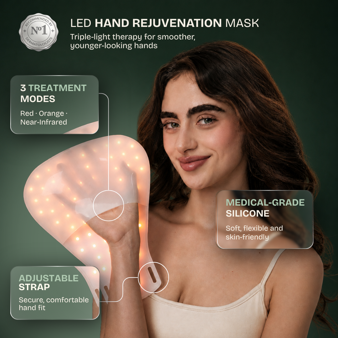 Hand Glow Pro — Triple-Wavelength LED Hand Rejuvenation
