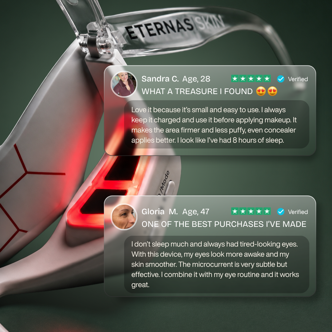 Eye Repair Wand — 630nm Red LED + EMS Microcurrent